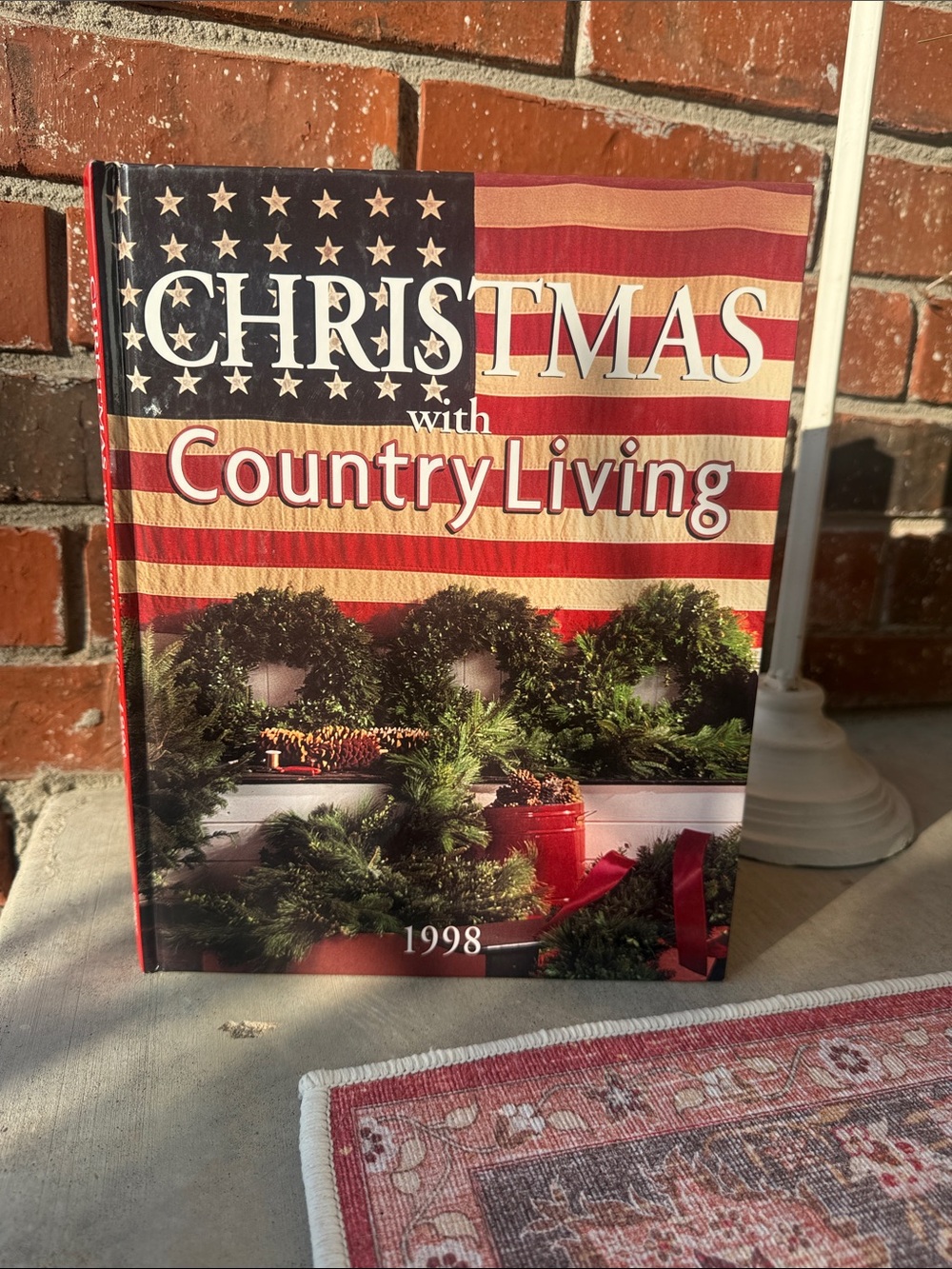 Christmas with Country Living Hardcover Book - Vintage 1998 Coffee Table Book